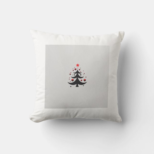Cojín decorativo de diseño lindo para árbol de Nav (Anverso)