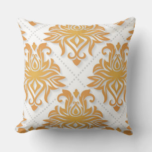 Cojín decorativo de diseño oro reversible