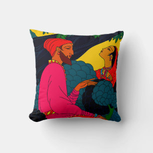 Cojín decorativo de diseño persa vintage