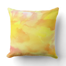 Cojín decorativo DE DISEÑO REtro SUNNY WATERCOLOR