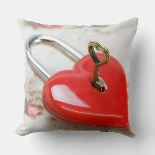 Cojín decorativo de El día de San Valentín clave d