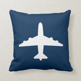 Cojín decorativo de encargo del aeroplano