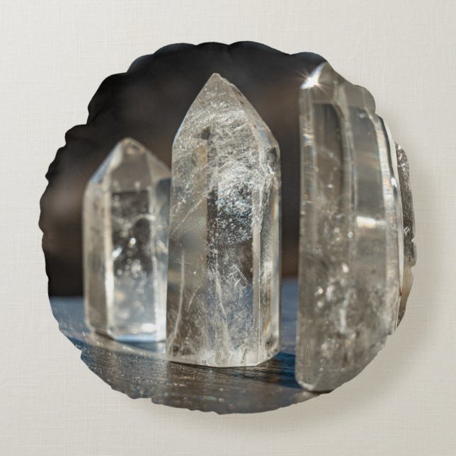 Cojín decorativo de energía de cristales de punto  (Anverso)