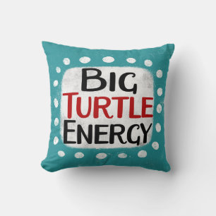 Cojín decorativo de energía de tortuga grande