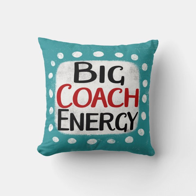 Cojín decorativo de energía para entrenadores gran (Anverso)