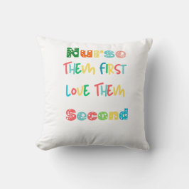 Cojín decorativo de enfermería - "Enfermeras prime