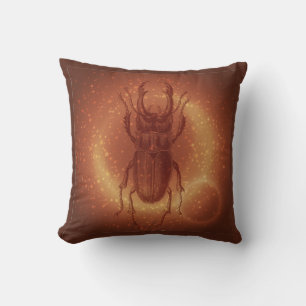 Cojín decorativo de escarabajo egipcio muy Guay