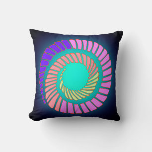 Cojín decorativo de espiral terrestre