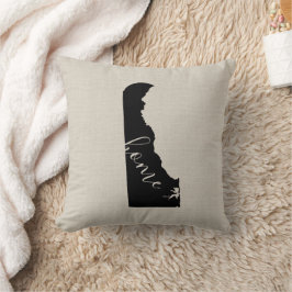 Cojín decorativo de Estado de inicio de Delaware