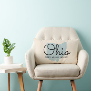 Cojín decorativo de Estado personalizado - Ohio