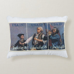 Cojín decorativo de estampado de Estados Unidos