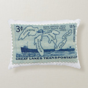 Cojín decorativo de estampado de Estados Unidos