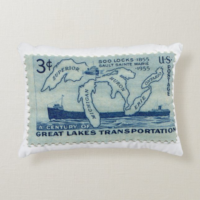 Cojín decorativo de estampado de Estados Unidos (Anverso)