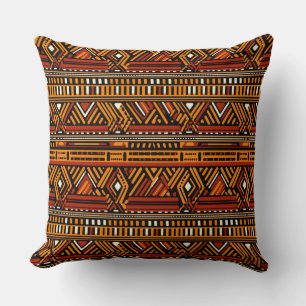 Cojín decorativo de estilo de impresión africano