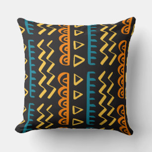 Cojín decorativo de estilo de impresión africano