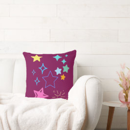 Cojín decorativo de estrellas
