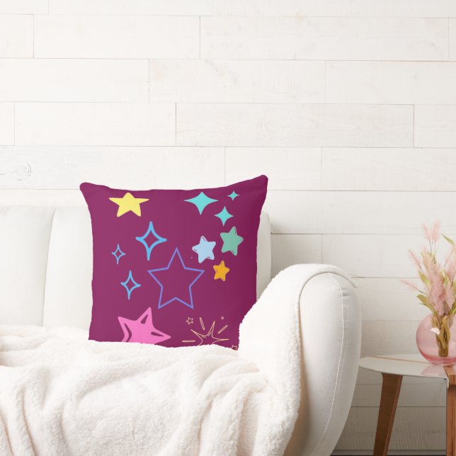 Cojín decorativo de estrellas (Sofá)