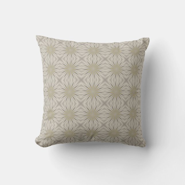 Cojín decorativo de estrellas de Navidades platead (Anverso)