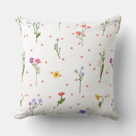 Cojín decorativo de flores
