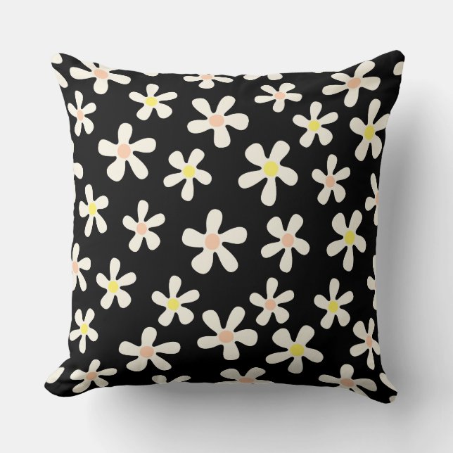 Cojín decorativo de flores (Anverso)
