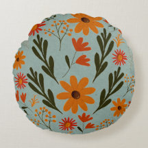 Cojín decorativo de flores coloridas de Bonito flo