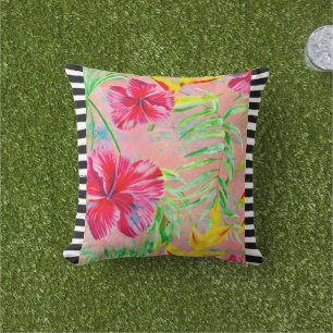 Cojín decorativo de flores de Hibiscus