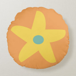 Cojín decorativo de flores divertidas