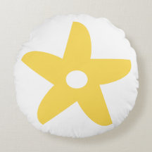 Cojín decorativo de flores divertidas