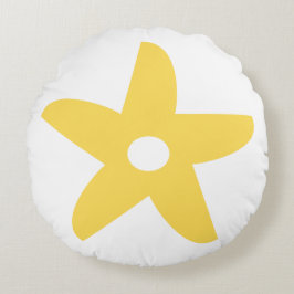 Cojín decorativo de flores divertidas