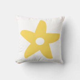 Cojín decorativo de flores divertidas