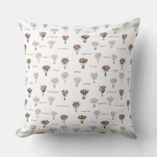 Cojín decorativo de flores para todo tipo de habit