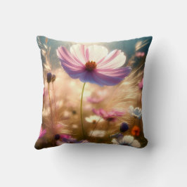 Cojín decorativo de flores silvestres