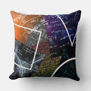 Cojín decorativo de fórmula matemática