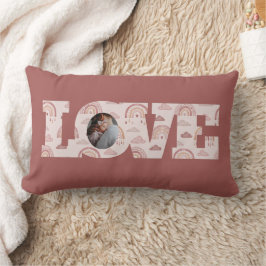 Cojín decorativo de fotos de amor