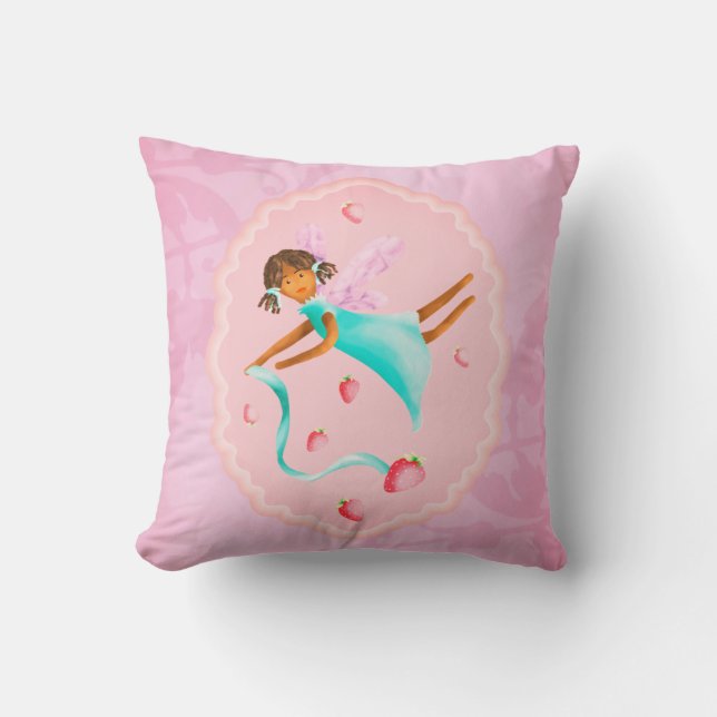 Cojín decorativo de fresa (Anverso)