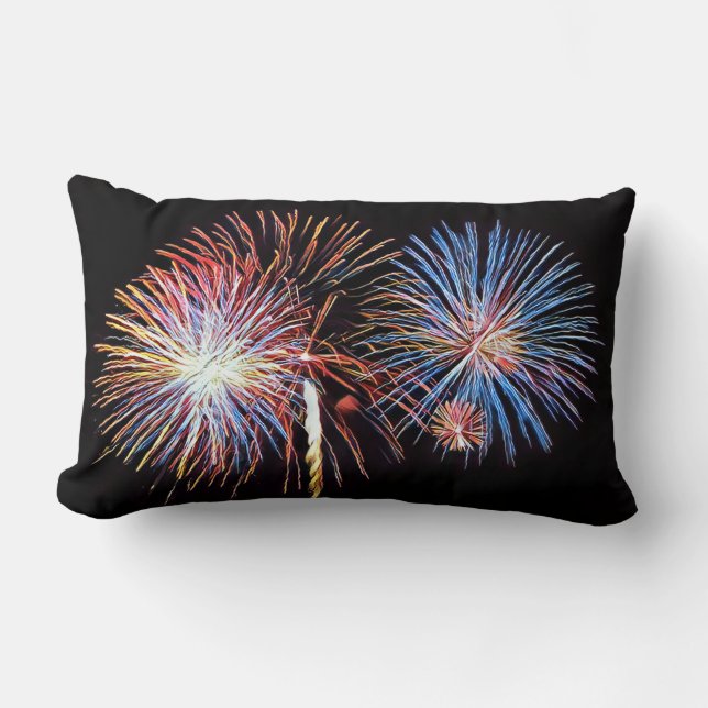 Cojín decorativo de fuegos artificiales (Anverso)