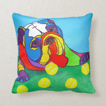 Cojín decorativo de gancho de bolas