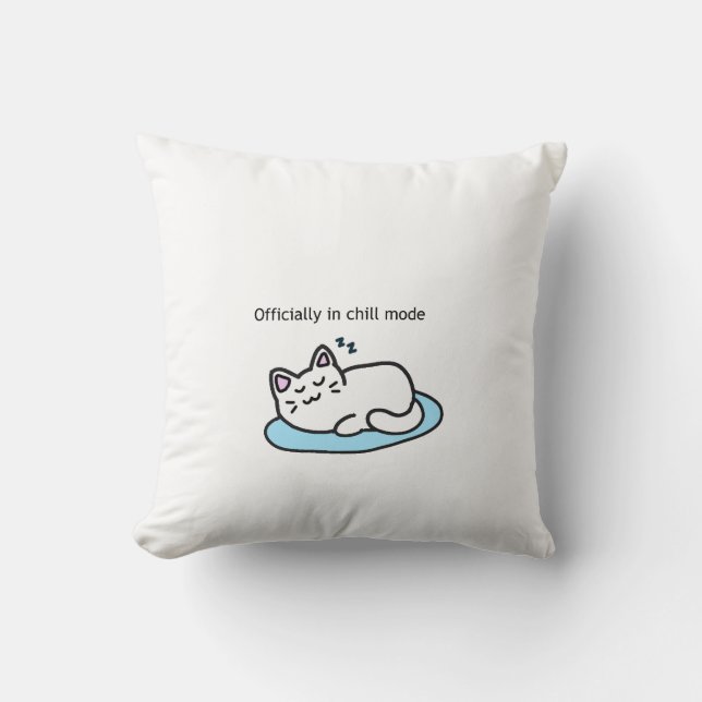Cojín decorativo de gato (Anverso)