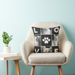 Cojín decorativo de gato bonito - acogedor cojín d