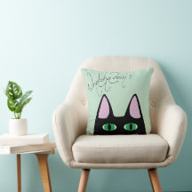 Cojín decorativo de gato de Whatcha Doin