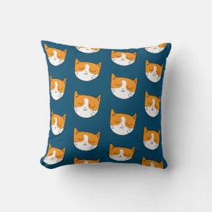 Cojín decorativo de gato espantoso