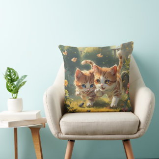 Cojín decorativo de gato lindo