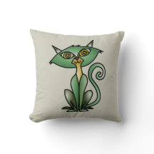 Cojín decorativo de gato - Regalo con tema de gato