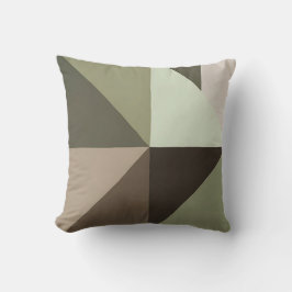 Cojín decorativo de geometría orgánica