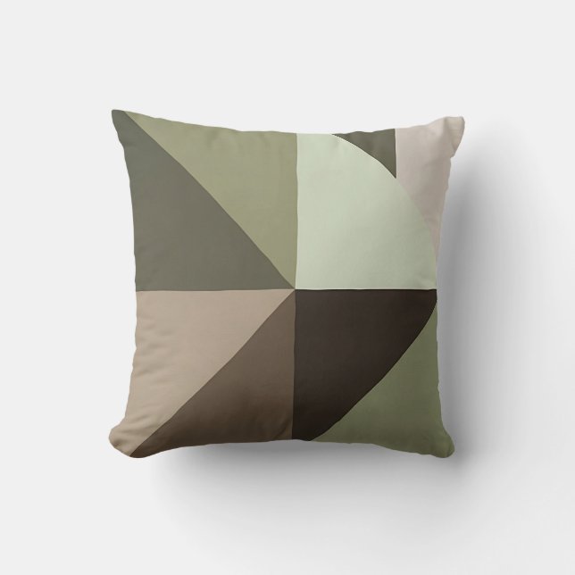 Cojín decorativo de geometría orgánica (Anverso)