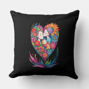 Cojín decorativo de gracias a mamá y papá - Regalo