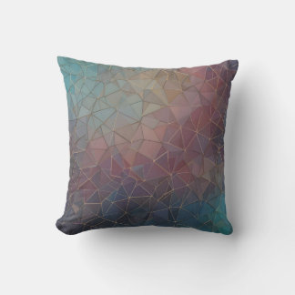 Cojín decorativo de gradiente geométrico