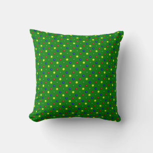 Cojín decorativo de Green-Square con puntos de pol