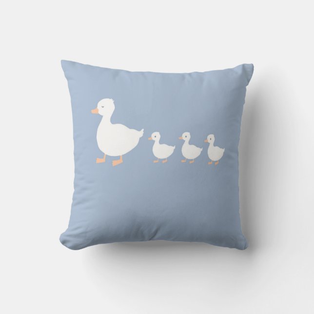Cojín decorativo de guardería de duckling para beb (Anverso)