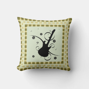 Cojín decorativo de guitarra
